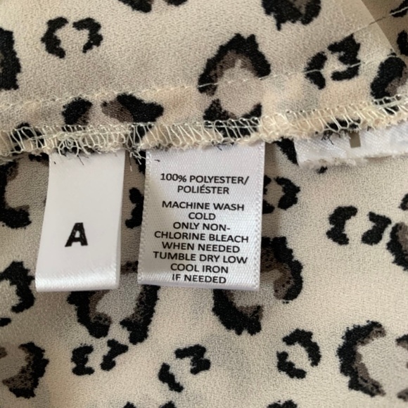 LOFT Animal Print Blouse - Picture 5 of 5